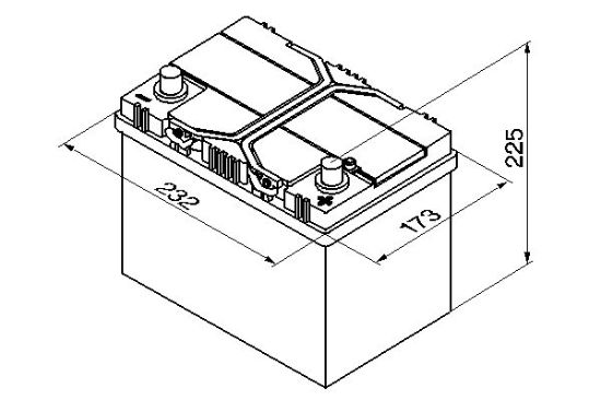 Obrázok Batéria BOSCH S4 12V/60Ah/540A