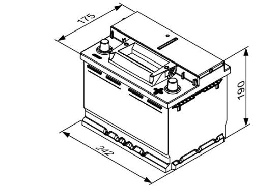 Obrázok Batéria BOSCH S4E 12V/60Ah/640A