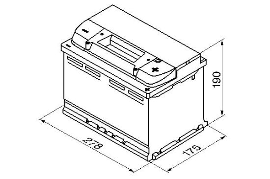 Obrázok Batéria BOSCH S5 12V/77Ah/780A