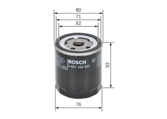 Obrázok Olejový filter BOSCH P3337