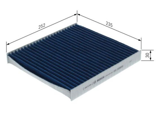 Obrázok Filter vnútorného priestoru BOSCH FILTER+pro 0986628630