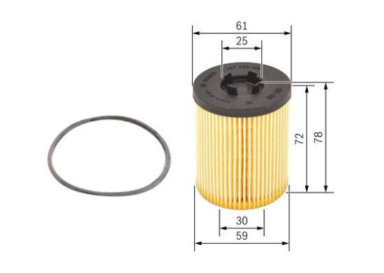 Obrázok Olejový filter BOSCH P9178