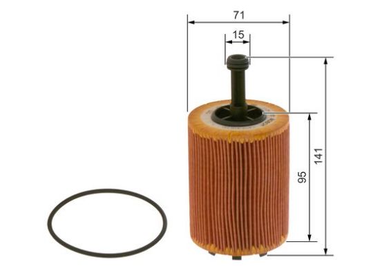 Obrázok Olejový filter BOSCH P9192