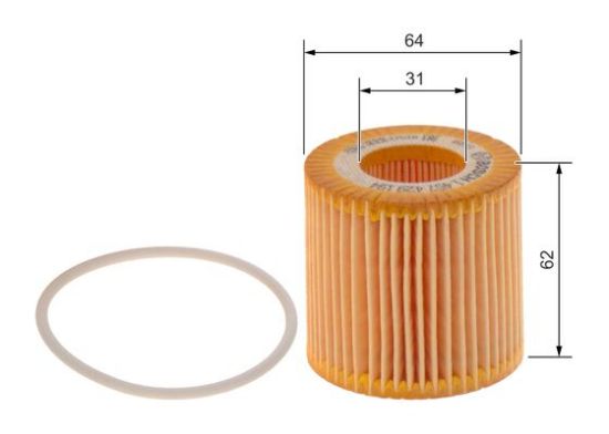 Obrázok Olejový filter BOSCH P9194