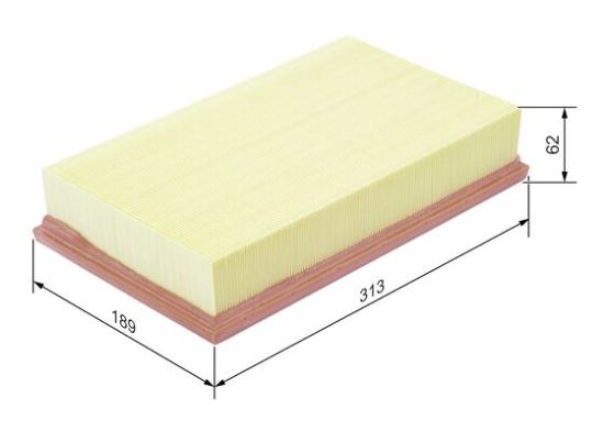Obrázok Vzduchový filter BOSCH S3331