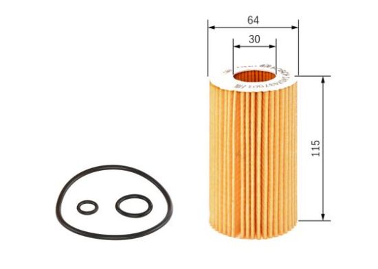 Obrázok Olejový filter BOSCH P7001