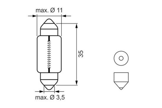 Obrázok żiarovka BOSCH LED Retrofit BL 1987301501