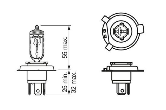 Obrázok żiarovka BOSCH Pure Light WS 1987302104