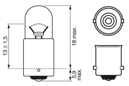 Obrázok żiarovka BOSCH Trucklight 1987302508