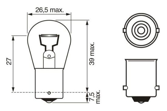 Obrázok żiarovka BOSCH Trucklight 1987302526