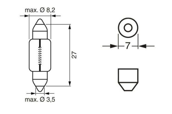 Obrázok żiarovka BOSCH Pure Light 1987302226
