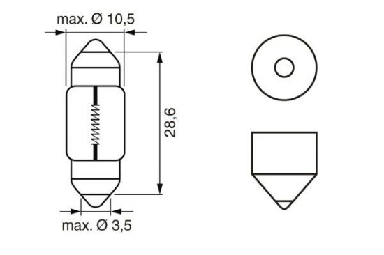 Obrázok żiarovka BOSCH Pure Light 1987302227