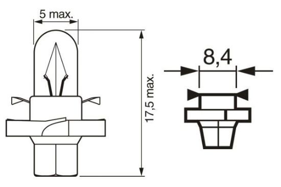 Obrázok żiarovka BOSCH Pure Light 1987302236