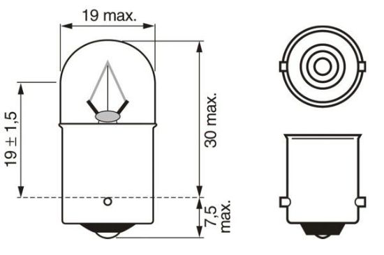 Obrázok żiarovka BOSCH Trucklight 1987302505