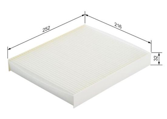 Obrázok Filter vnútorného priestoru BOSCH  1987432057