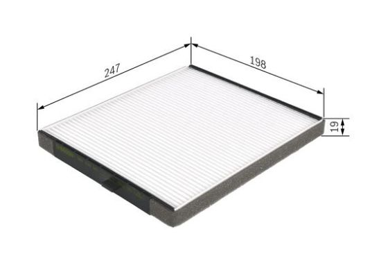 Obrázok Filter vnútorného priestoru BOSCH  1987432241
