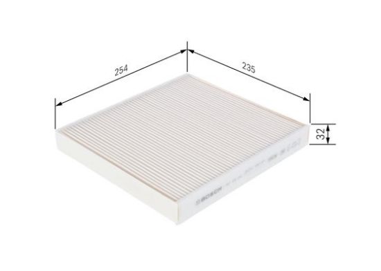 Obrázok Filter vnútorného priestoru BOSCH  1987432540