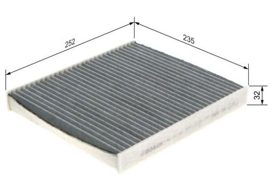 Obrázok Filter vnútorného priestoru BOSCH  1987432543