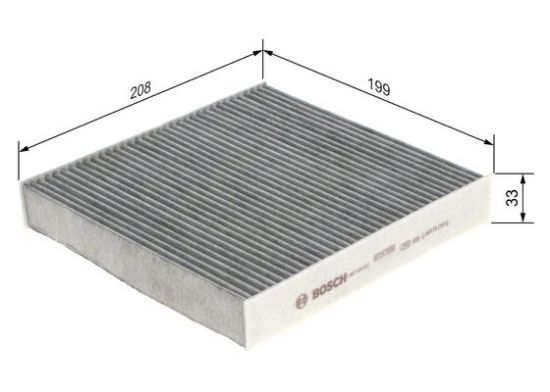 Obrázok Filter vnútorného priestoru BOSCH  1987435031