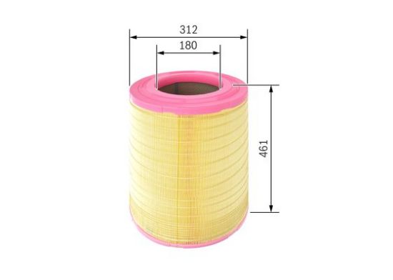 Obrázok Vzduchový filter BOSCH S0145