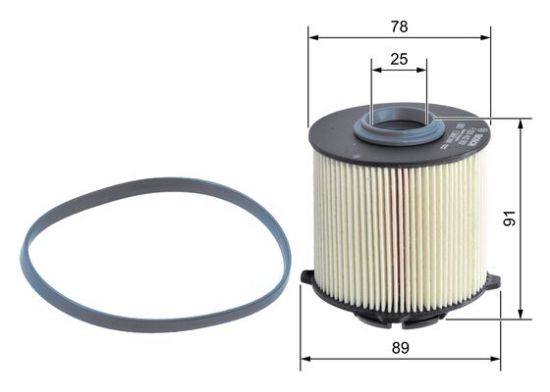 Obrázok Palivový filter BOSCH  F026402062