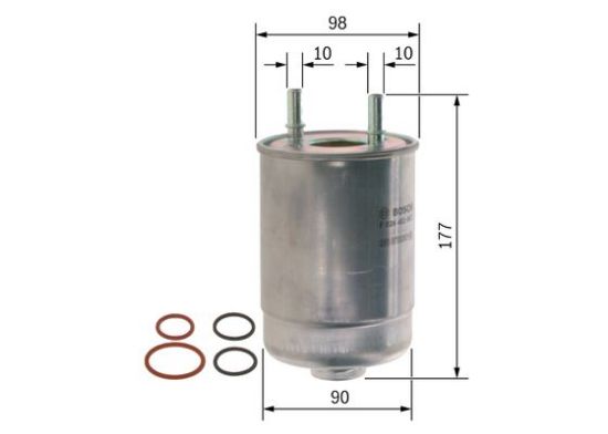 Obrázok Palivový filter BOSCH  F026402067