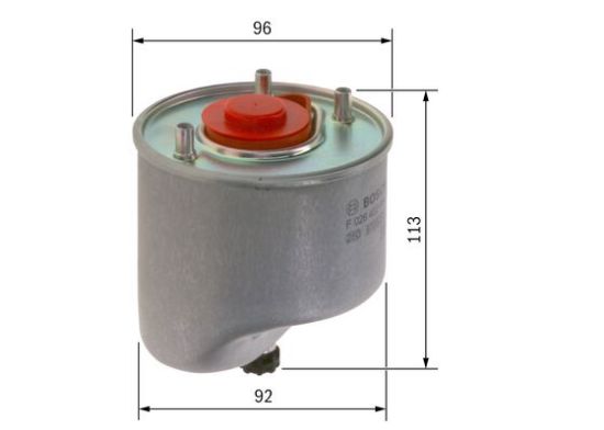 Obrázok Palivový filter BOSCH  F026402864