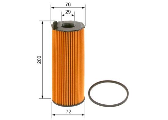 Obrázok Olejový filter BOSCH P7002/1