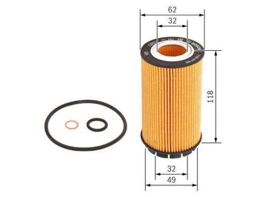 Obrázok Olejový filter BOSCH P7069
