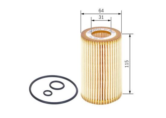 Obrázok Olejový filter BOSCH P7070
