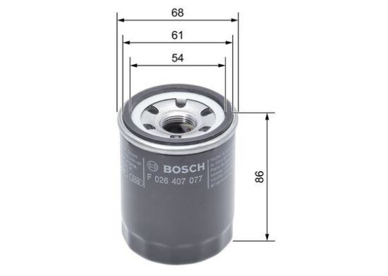 Obrázok Olejový filter BOSCH P7077
