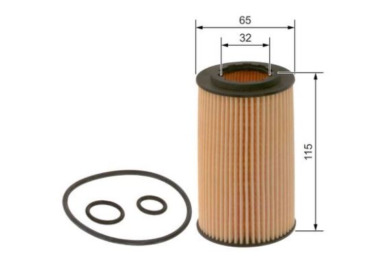 Obrázok Olejový filter BOSCH P7112