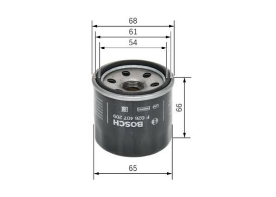 Obrázok Olejový filter BOSCH P7209
