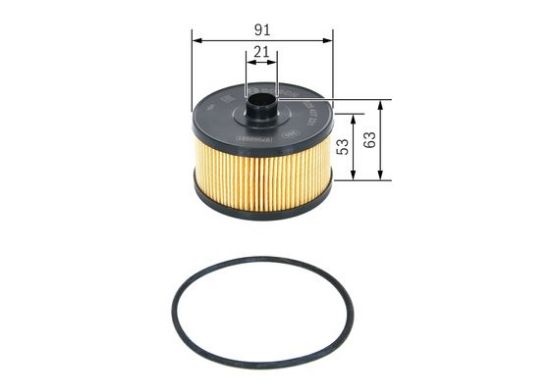 Obrázok Olejový filter BOSCH P7231