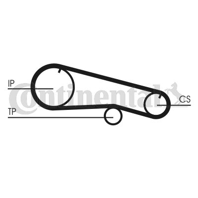 Obrázok Ozubený remeň CONTINENTAL CTAM  CT668