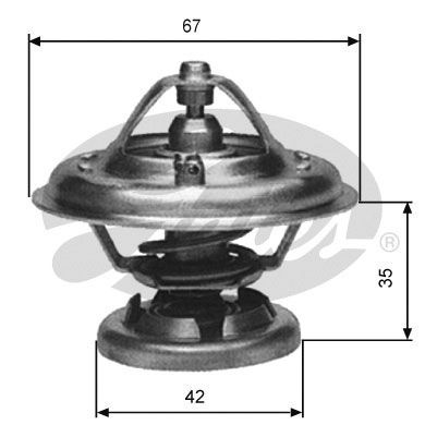 Obrázok Termostat chladenia GATES  TH12685G1