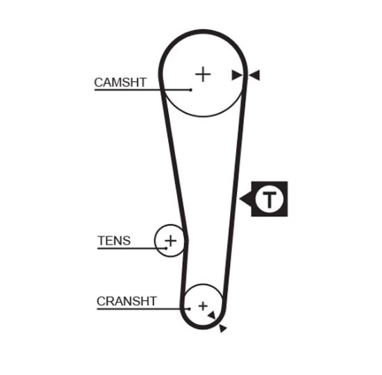 Obrázok Ozubený remeň GATES FleetRunner™ Micro-V® 1386RM