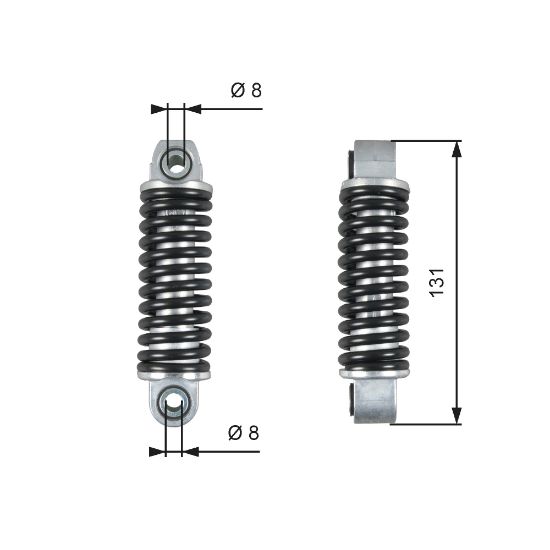 Obrázok Tlmič vibrácií rebrovaného klinového remeňa GATES DriveAlign® T39151
