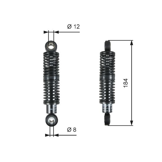 Obrázok Tlmič vibrácií rebrovaného klinového remeňa GATES DriveAlign® T39265