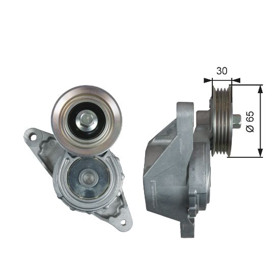Obrázok Napínacia kladka rebrovaného klinového remeňa GATES DriveAlign® T39294