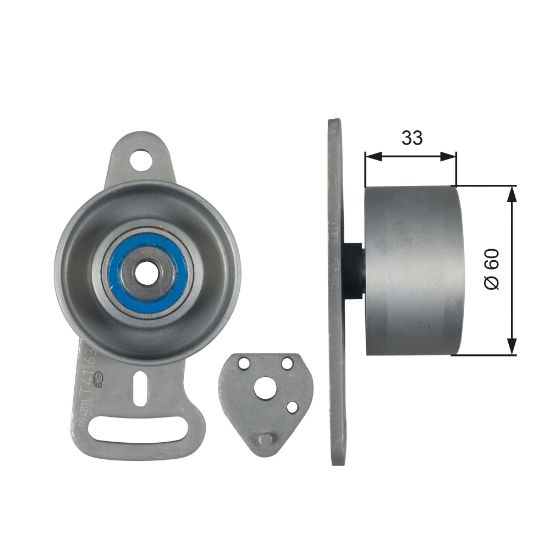 Obrázok Napínacia kladka ozubeného remeňa GATES PowerGrip® T41163