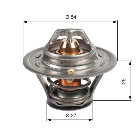 Obrázok Termostat chladenia GATES  TH09474G1