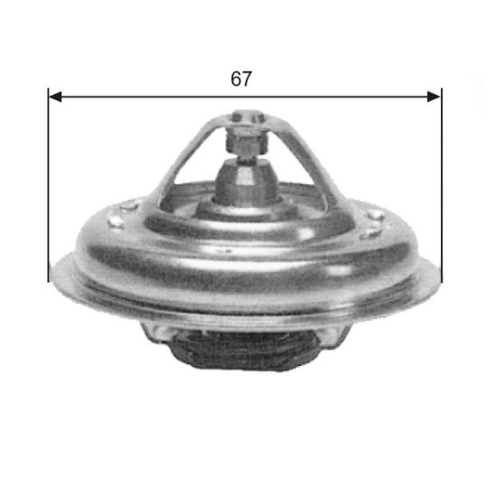 Obrázok Termostat chladenia GATES  TH09985G1