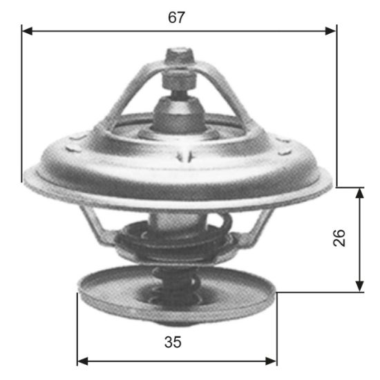Obrázok Termostat chladenia GATES  TH11680G1