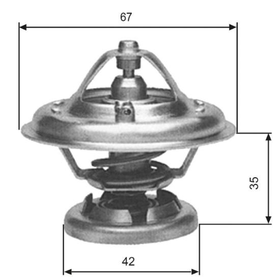 Obrázok Termostat chladenia GATES  TH12680G1