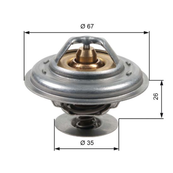 Obrázok Termostat chladenia GATES  TH13287G1