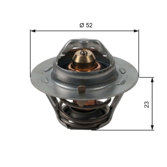 Obrázok Termostat chladenia GATES  TH14088G1