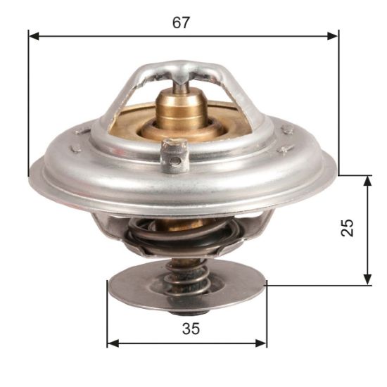 Obrázok Termostat chladenia GATES  TH14380G1