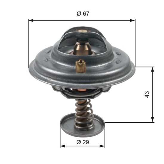 Obrázok Termostat chladenia GATES  TH27680G1