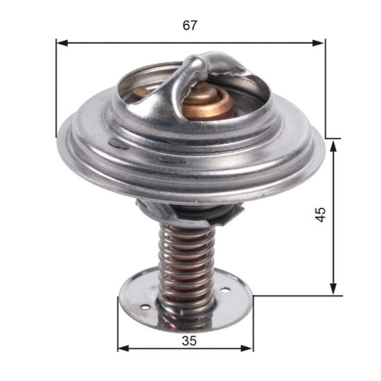 Obrázok Termostat chladenia GATES  TH45682G1